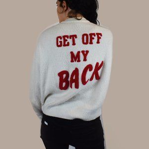 get off my back sweater